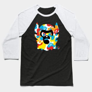 Aimon Bubble Multi Camo Aimon Head Baseball T-Shirt